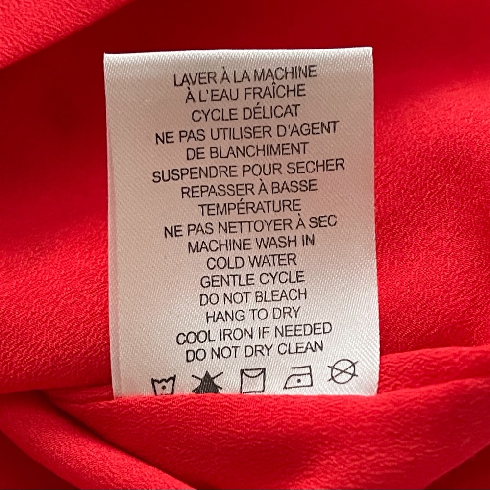 Cynthia Rowley Blouse Sleeveless Cutout Lace Size M - Picture 13 of 14